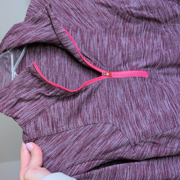 Lululemon Quarter-Zip Top - Maroon and Pink - Picture 6 of 6